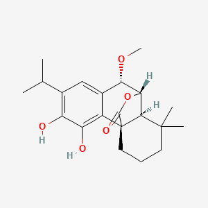 Chemical structure of 7-Methylrosmanol