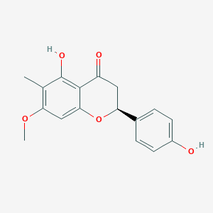 Chemical structure of 7-O-Methylporiol