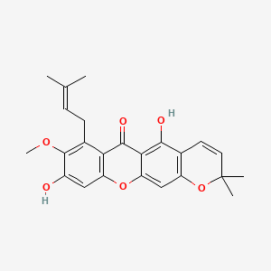 Chemical structure of Mangostanin