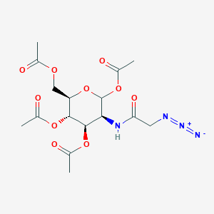 Chemical structure of Ac4ManNAz
