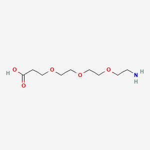 Chemical structure of Amino-PEG3-C2-acid