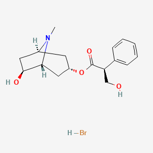 Chemical structure of Anisodamine hydrobromide