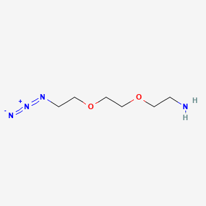 Chemical structure of Azido-PEG2-Amine