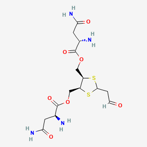 Chemical structure of Azido-PEG3-SS-NHS