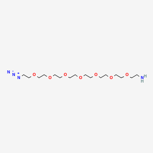 Chemical structure of Azido-PEG7-amine