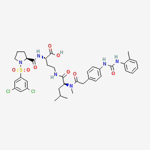 Chemical structure of BIO5192 hydrate