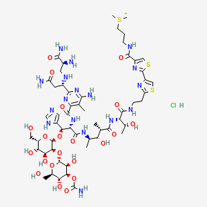 Chemical structure of Bleomycin hydrochloride
