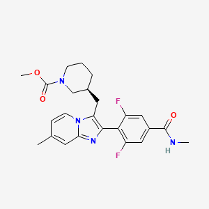 Chemical structure of BLU-5937