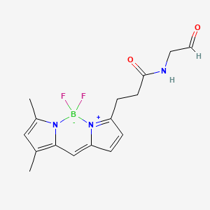 Chemical structure of BODIPY aminoacetaldehyde