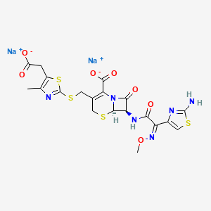 Chemical structure of Cefodizime sodium