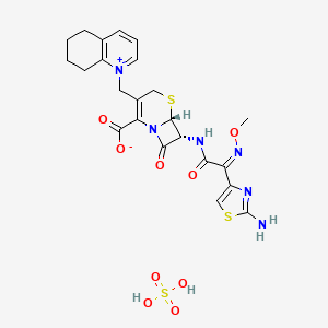 Chemical structure of Cefquinome sulfate