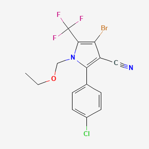 Chemical structure of Chlorfenapyr