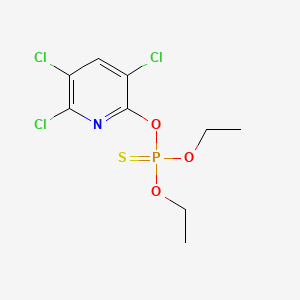 Chemical structure of Chlorpyrifos