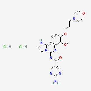 Chemical structure of Copanlisib dihydrochloride