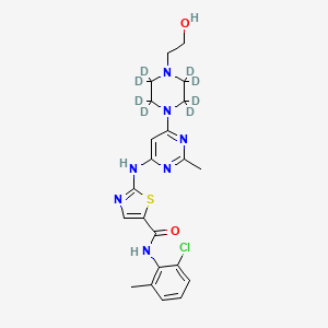 Chemical structure of Dasatinib D8