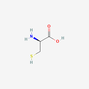 Chemical structure of D-Cysteine