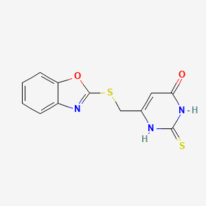 Chemical structure of Dehydro-ZINC39395747