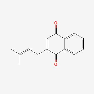 Chemical structure of Deoxylapachol