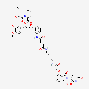 Chemical structure of dFKBP-1