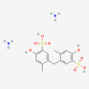Chemical structure of Dicresulene diammonium