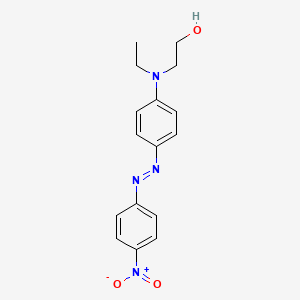 Chemical structure of Disperse Red 1