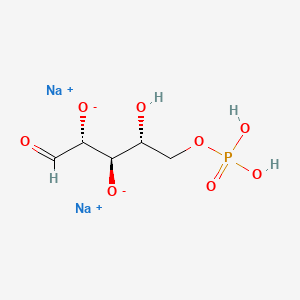 Chemical structure of D-Ribose 5-phosphate disodium
