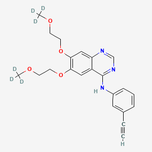 Chemical structure of Erlotinib D6