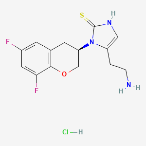 Chemical structure of Etamicastat hydrochloride