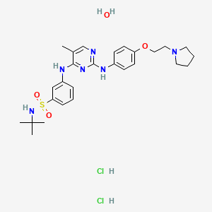 Chemical structure of Fedratinib Hydrochloride