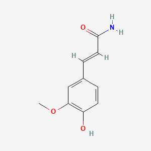 Chemical structure of Ferulamide