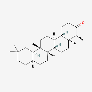 Chemical structure of Friedelin