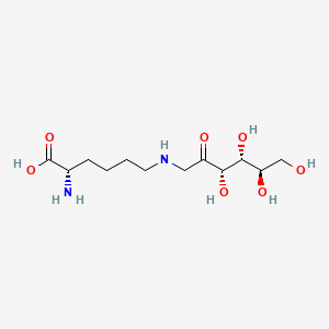 Chemical structure of Fructosyl-lysine