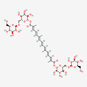 Chemical structure of Gardenia yellow