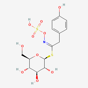 Chemical structure of Glucosinalbate