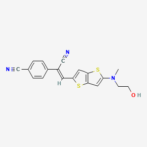 Chemical structure of HBC620