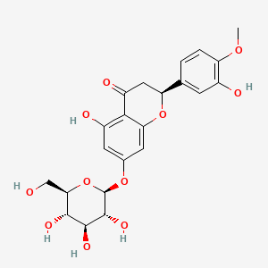 Chemical structure of Hesperetin 7-O-glucoside