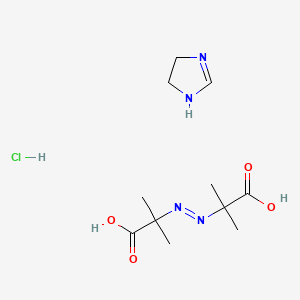 Chemical structure of H-L-Photo-lysine hydrochloride