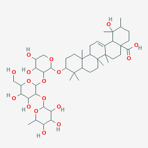 Chemical structure of Ilexsaponin B2