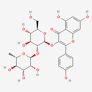 Chemical structure of Kaempferol 3-neohesperidoside
