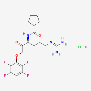Chemical structure of Kgp-IN-1 hydrochloride
