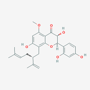 Chemical structure of Kushenol I