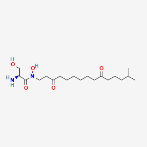 Chemical structure of Lipoxamycin hemisulfate