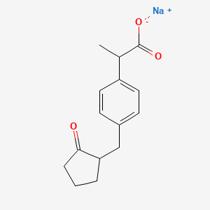 Chemical structure of Loxoprofen sodium