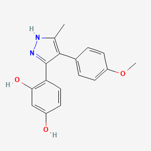 Chemical structure of M77976