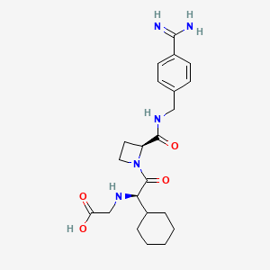 Chemical structure of Melagatran