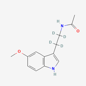 Chemical structure of Melatonin D5