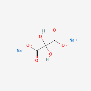 Chemical structure of Sodium mesoxalate monohydrate
