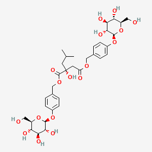 Chemical structure of Militarine
