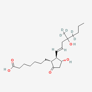 Chemical structure of Misoprostol acid D5