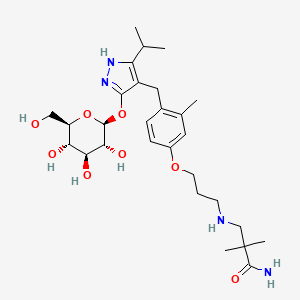 Chemical structure of Mizagliflozin